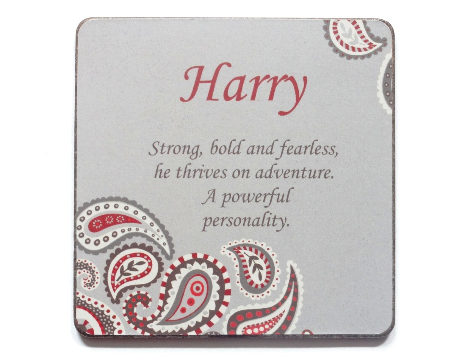 Harry Personalised Meaning of Name Coaster