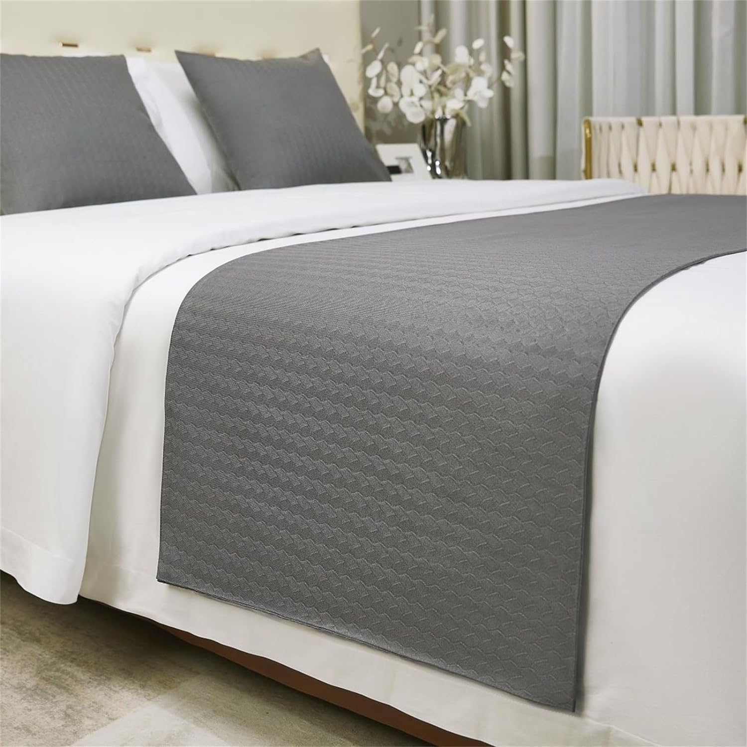 Runner Letto Per Piede Del Letto Con Nappe Casa, Fibra Acrilica Decorazione Biancheria Da Letto Sciarpa Letto Fine Asciugamano Letto Gettare Copriletto Protezione Per Camera Da Letto Hotel ( Color : 3