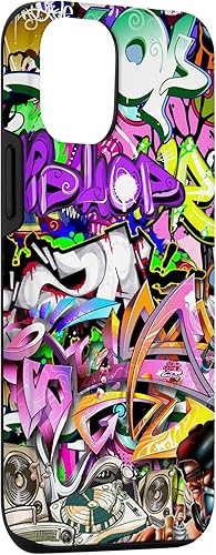 Miniatura 3 de iPhone 14 Graffiti Street Art, colorido estuche urbano hip hop