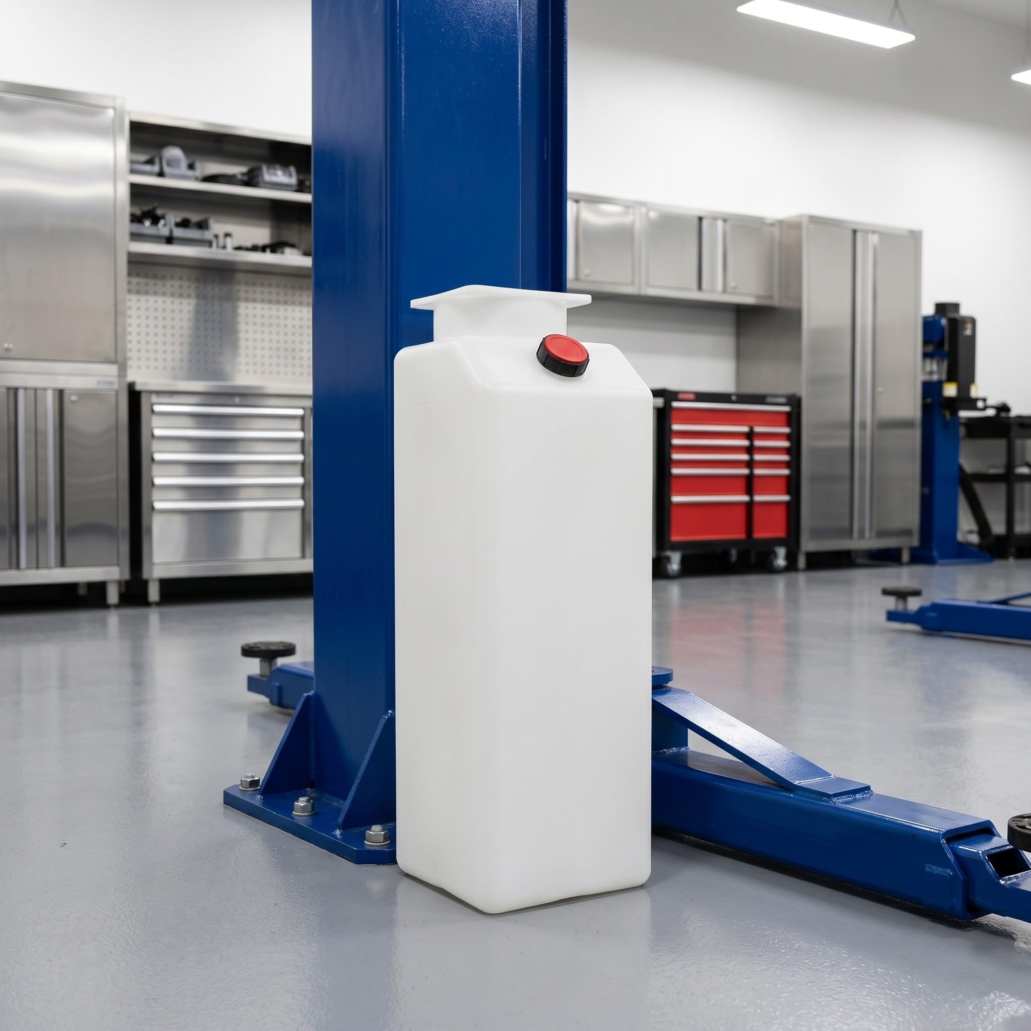 Artibetter Serbatoio per Olio per Sollevatore Auto - Serbatoio in plastica per Pompa idraulica per di Sollevamento Auto - Contenitore Olio di Ricambio da 18,5'' per Attrezzature di Manutenzione in
