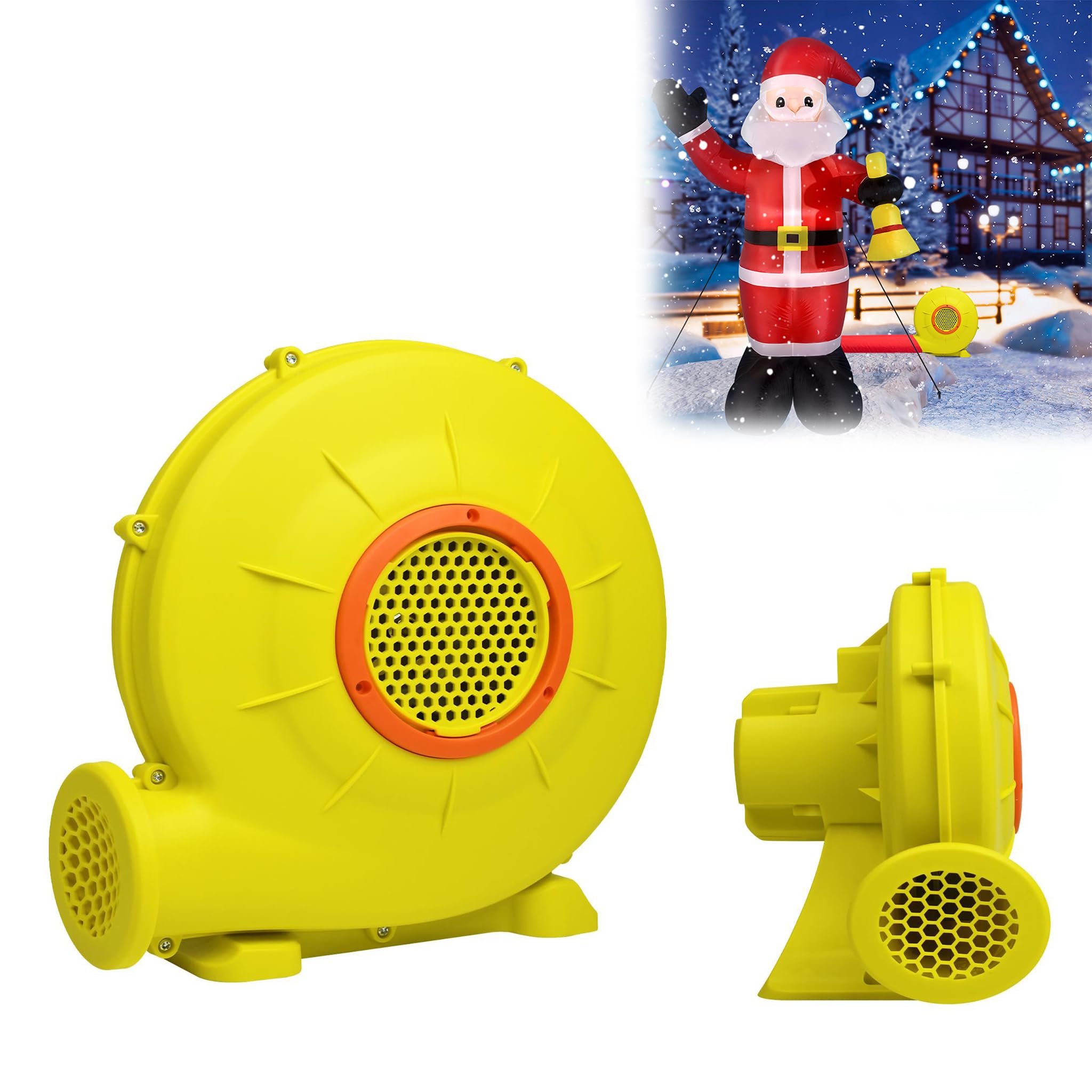 YRHome Bomba de aire, máquina de viento ventilador ventilador radial, 580m³ 2100Pa - 750W bomba eléctrica soplador para juguetes inflable