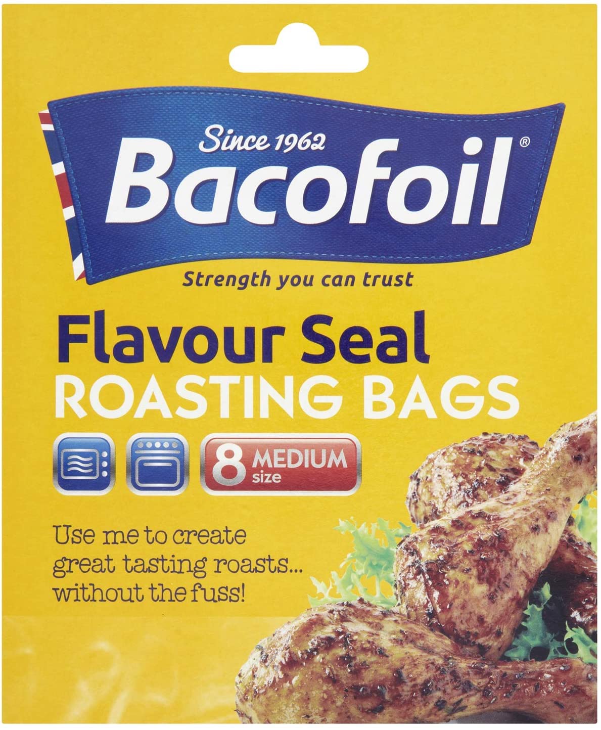 Buy 8 x Roasting Bags Flavour Seal Cooking Bags for Ovens and