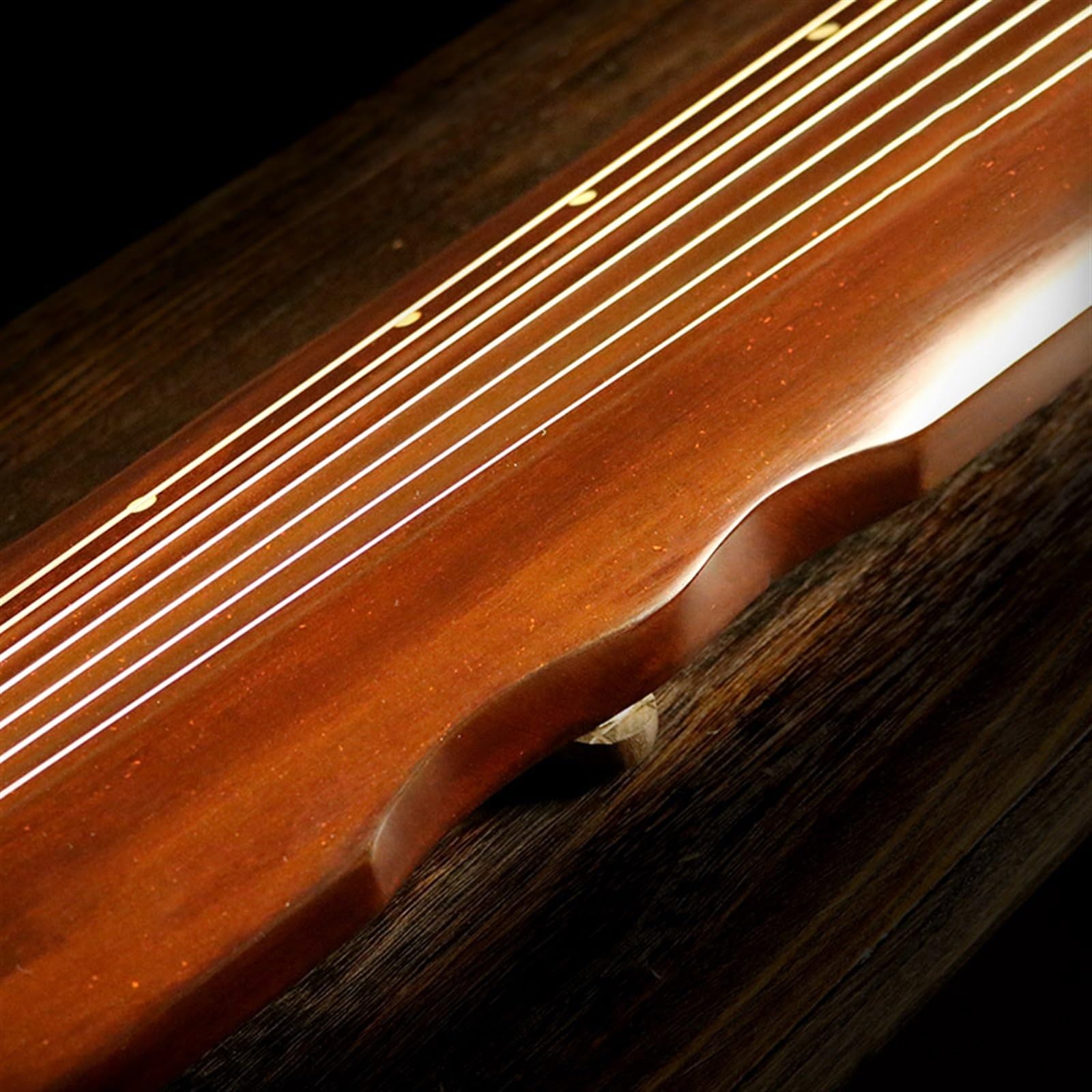 Professionelle Chinesische Guqin-Fuxi-Stil-Guqin-Performance-Zither Für Anfänger, Altes Tannenmaterial, 7 Saiten Guqin für Anfänger