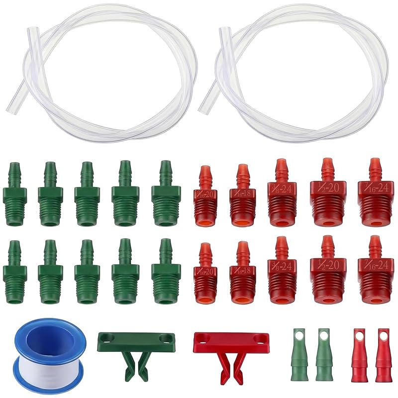 Kit de Sangria de Cilindro-Mestre de Freio EBOOT com Adaptadores SAE e Métricos, 29 Peças
