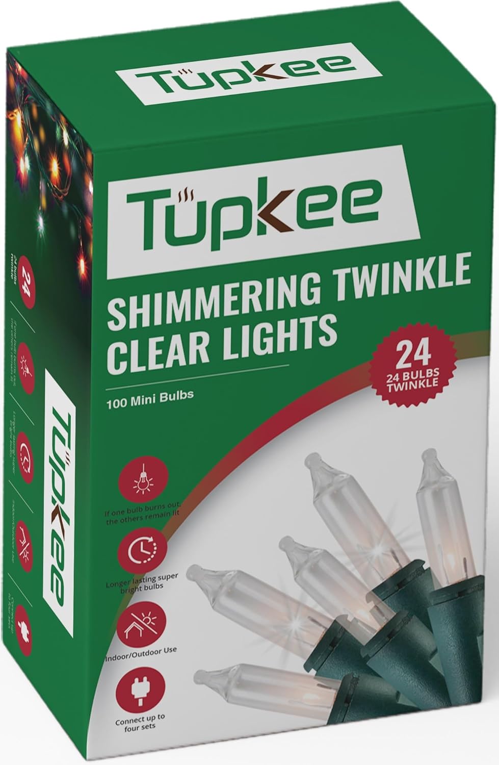 Christmas Random Shimmering Twinkle Lights – 24 of 100 Lights Twinkle – Indoor Outdoor – 20.5 Feet Light String, 100 Clear Bulbs – Christmas Tree Holiday Decor Sparkling Twinkling Christmas Lights Christmas Random Shimmering Twinkle Lights – 24 of 100 Lights Twinkle – Indoor Outdoor – 20.5 Feet Light String, 100 Clear Bulbs – Christmas Tree Holiday Decor Sparkling Twinkling Christmas Lights
