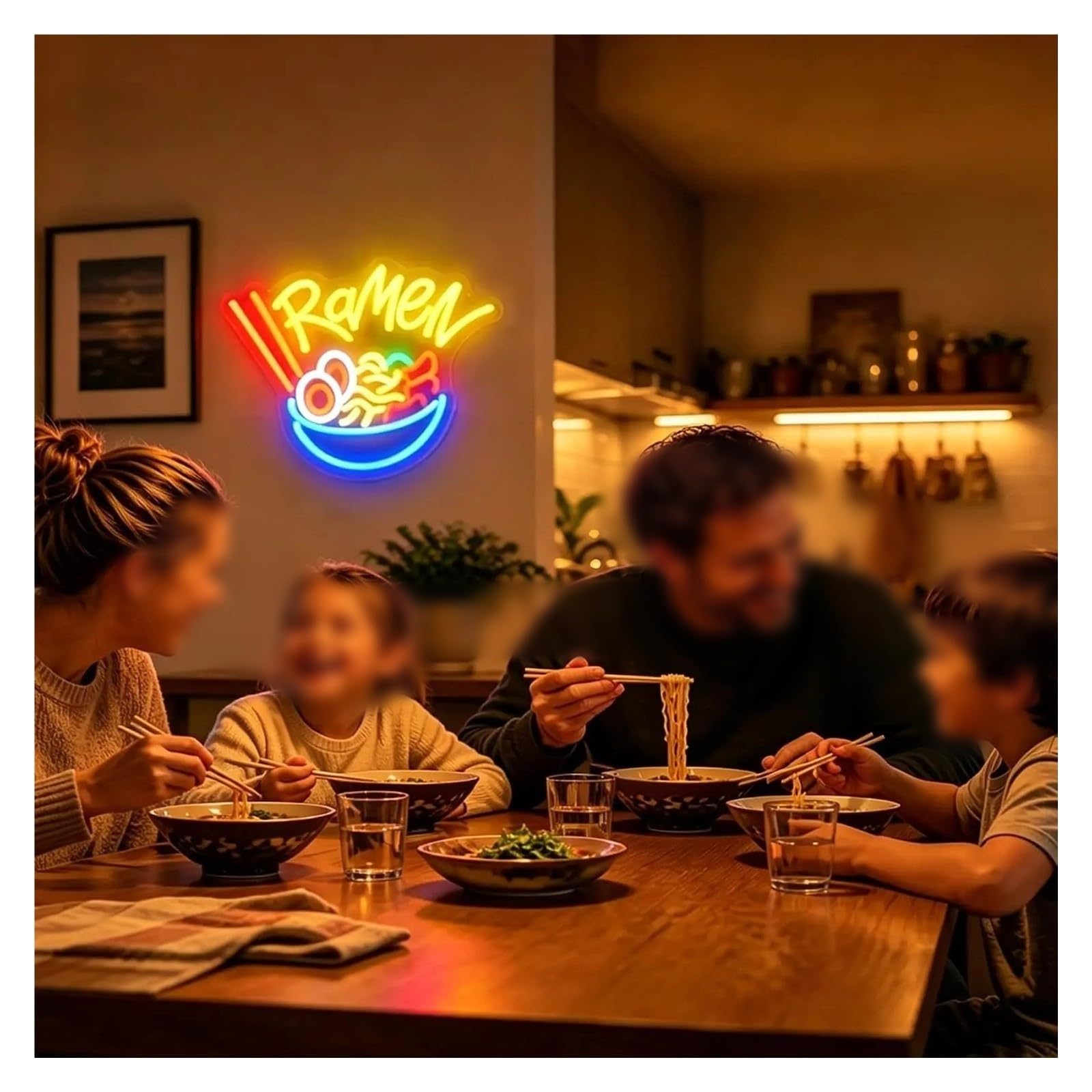 Insegna al Neon Insegna Al Neon LED Ramen Bowl