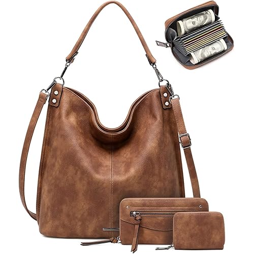 lapsting Hobo Bags for Women Handbags Purse Ladies Boho Shoulder Bag Crossbody Purses Faux Leather