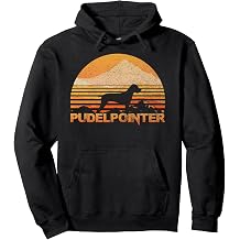 PUDELPOINTER Hoodie, Vintage Retro Hoodie Pullover Hoodie