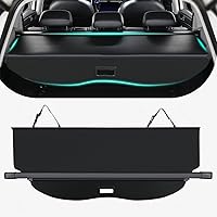 Vista 8 de Tecoom Cubierta de carga de coche para Toyota RAV4 2013 2014 2015 2016 2017 2018 accesorios, cubierta retráctil para maletero compatible con RAV4