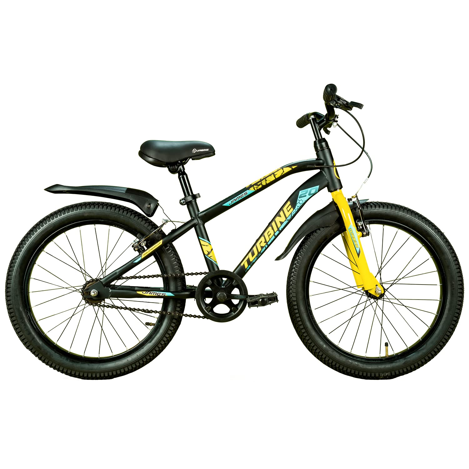 Turbine James 20Inches Single Speed Kids Cycle (Ideal for : 5 to 8 Year, Lifetime Frame Warranty)