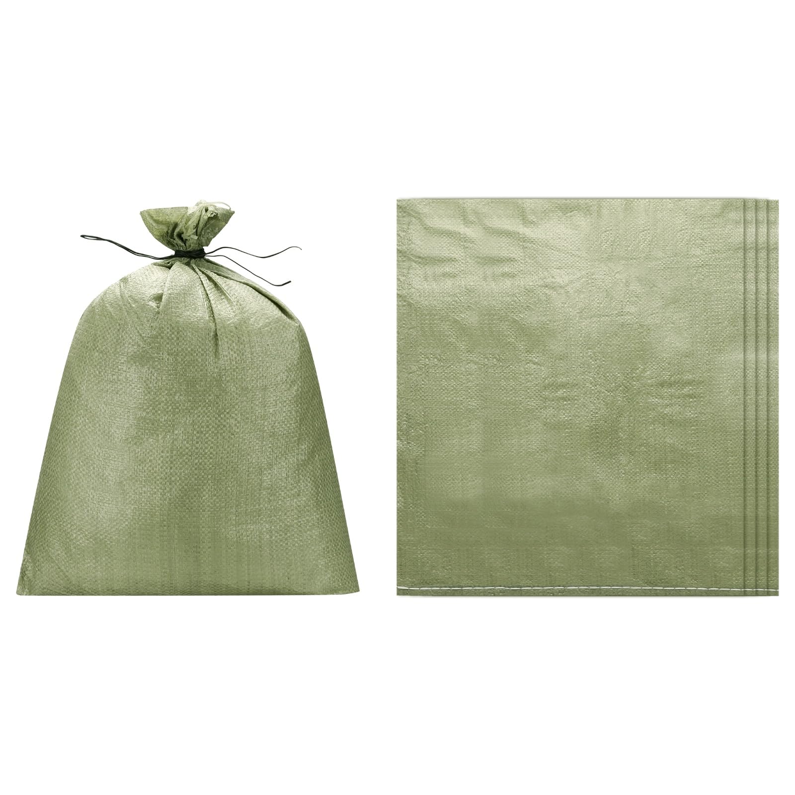 PATIKIL Heavy Duty Sand Bags, (75x92cm, Gray) (5 Pcs), Empty Sandbags Woven Polypropylene Sandbags Sand Bags Suit for - Flooding Weight Construction Earth Bag Homes
