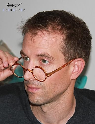 Miniatura 9 de Eyekepper Gafas de lectura redondas un poco más grandes que vintage profesor lectores ovalados (negro)