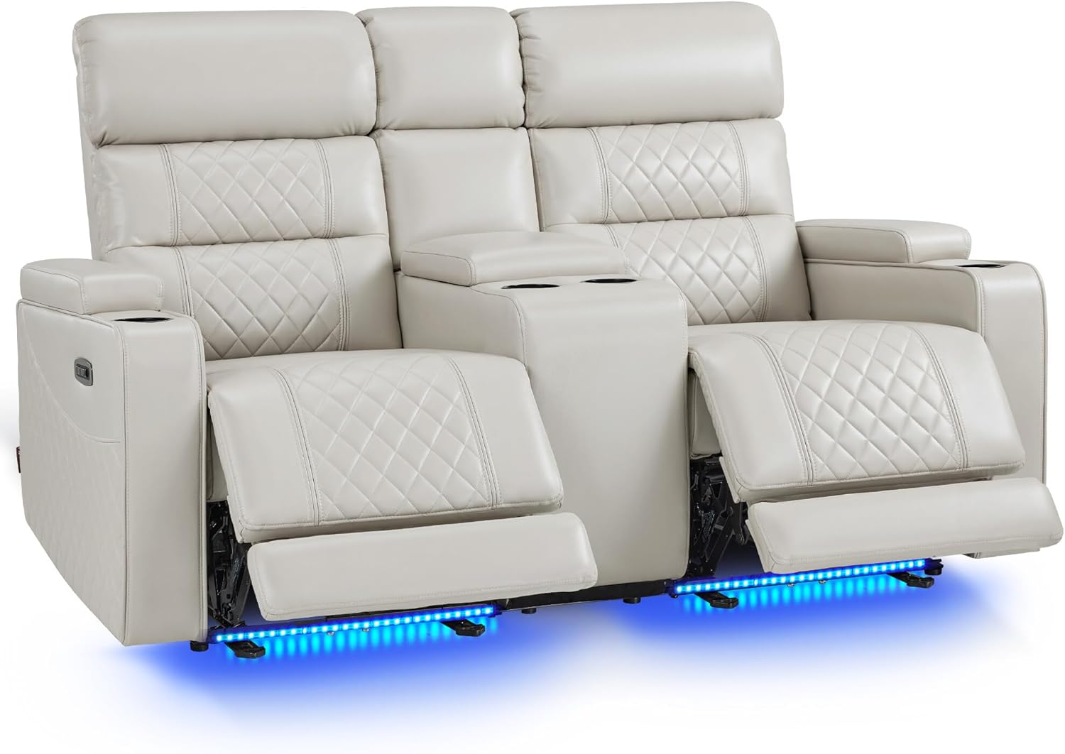 Amazon.com: MCombo Zero Gravity Power Recliner Loveseat with Adjustable ...