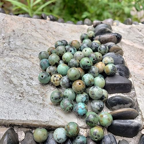 Miniatura 118 de Cuentas de piedra para hacer joyas, piedras preciosas naturales redondas sueltas espaciadoras para pulseras, collares y aretes, Piedra Kit