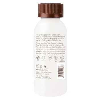 Mineral Fusion, Nail Polish Remover, 3 Fl Oz