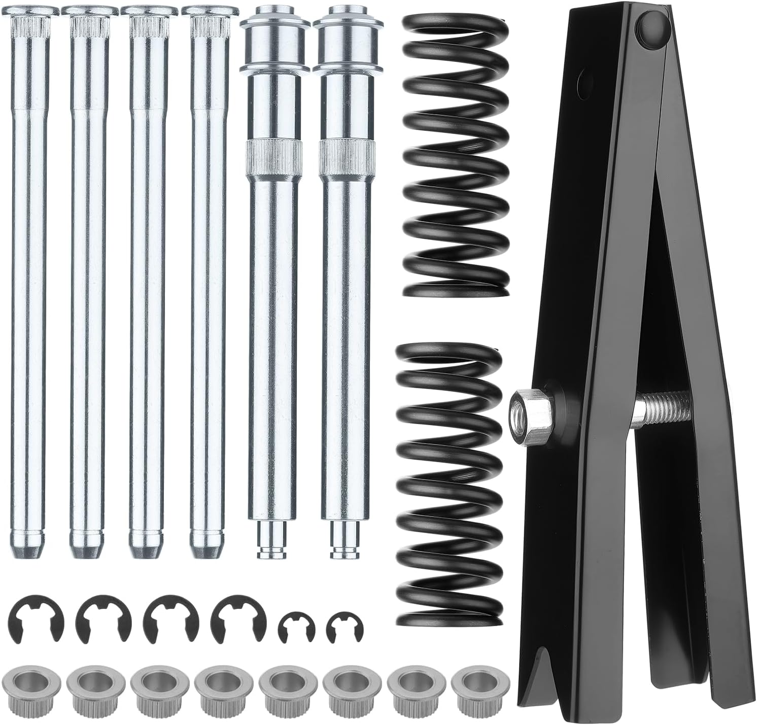 Door Hinge Pin and Bushing Repair Kit include Spring and Tool Fit for Chevy GMC C1500 C2500 C3500 K1500 K2500 K3500 Suburban Tahoe, Replace 15685040 15562609 Door Hinge Pins