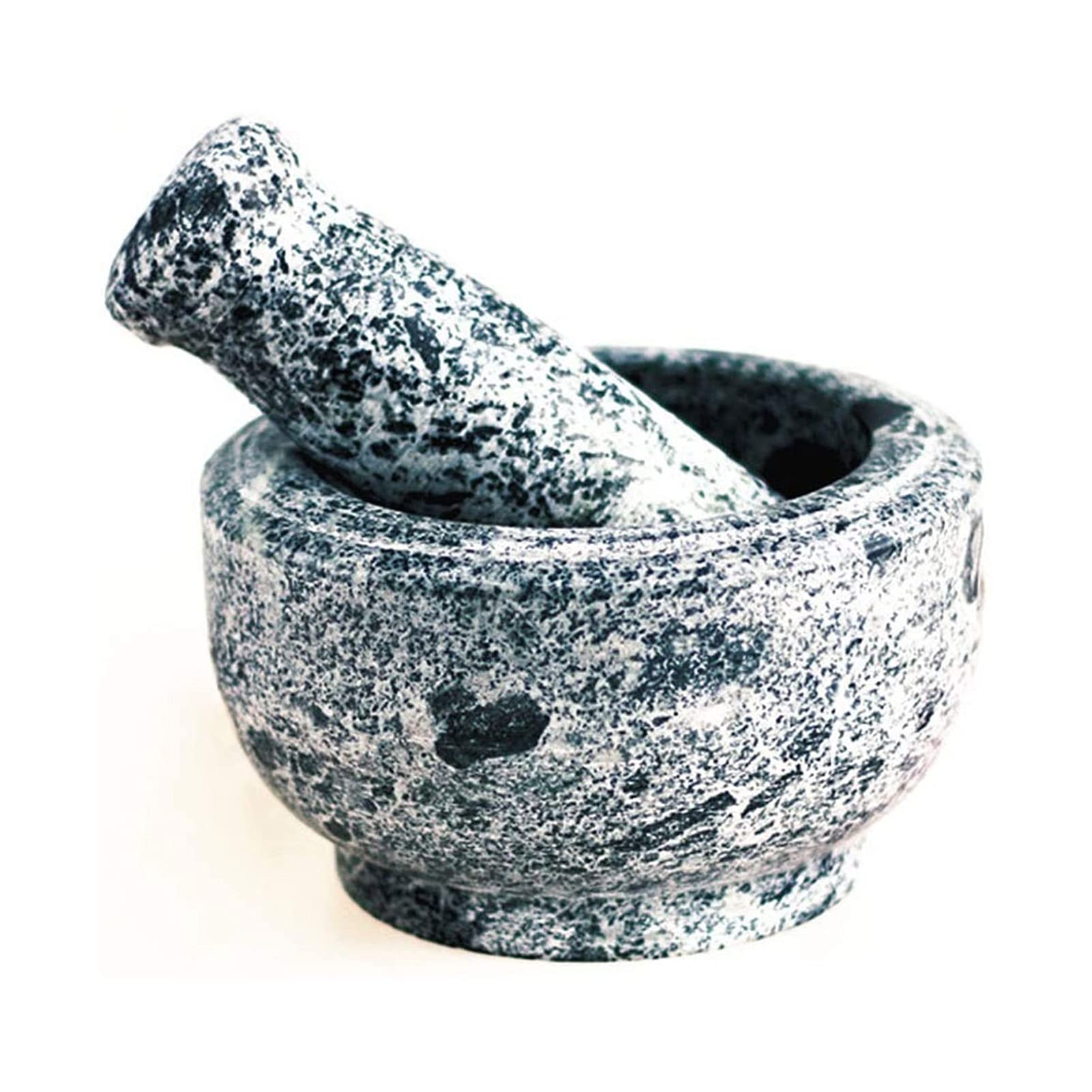 Ensemble mortier et Pilon en Pierre Naturelle, Bol, Pot, ustensile de Cuisine, broyeur d'herbes