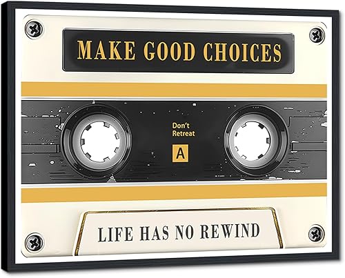 Miniatura 90 de Novatique Arte de pared inspirador retro, cinta de cassette, arte de pared, citas inspiradoras, ilustraciones para adolescentes, citas positivas,