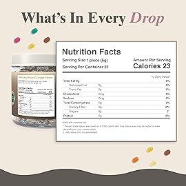 Three Lollies Queasy Drops - Natural Ginger Flavor - Relief from Chemotherapy Nausea & Travel Sickness - Alleviates a Dry Mouth - Non-Drowsy - Natural Ingredients - 100 ct