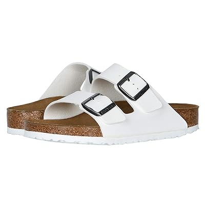 Birkenstock Arizona Birko Flor(r) (Unisex) Sandals White Birko Flortm