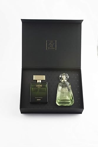 Miniatura 2 de Liberty Set de regalo de perfume de lujo, leyenda para hombres, edén para mujeres (3.4 fl oz3.4 onzas cada uno), Eau De Parfum (EDP) Spray, diseñado