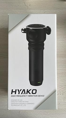 Miniatura 9 de HYAKO R1 - Masajeador muscular vibratorio de tejido profundo, masajeador de espalda para todo el alivio del cuerpo, alivio del dolor muscular y