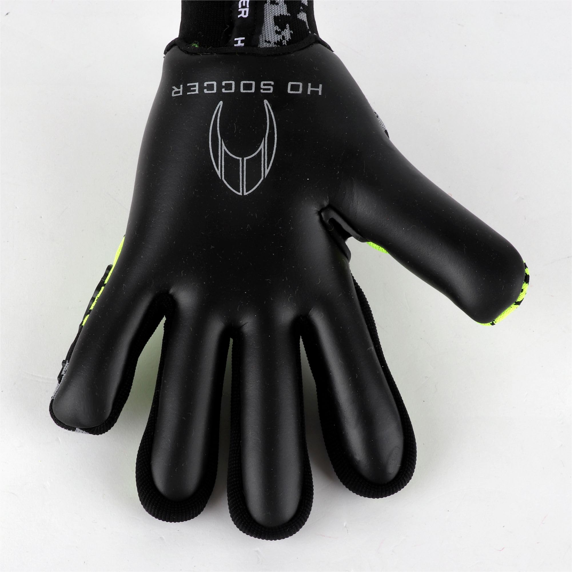 HO Soccer KONTROL Knit RS1 Lime Team Guantes de Portero, Unisex Adulto, Negro/Lima.