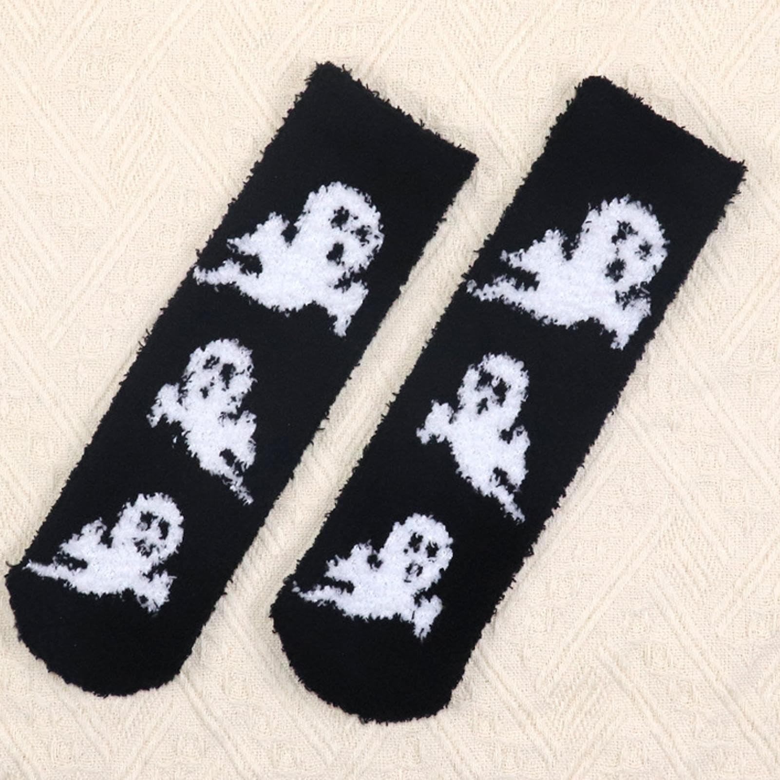 Zabawne skarpetki Halloween Miękka antypoślizgowa skarpeta świecąca w nocy