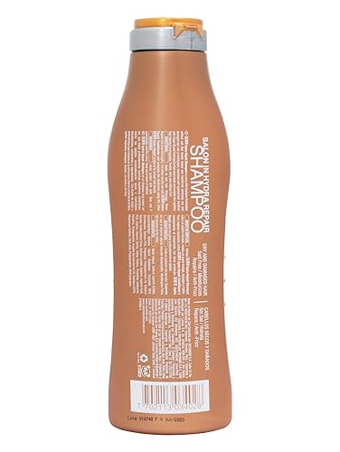 Miniatura 4 de RECAMIER Champú sin sal Reparación y Ultra Hidratación Acondicionador Set de Tratamiento Capilar 10.1oz +2 Nano Keratina Shots