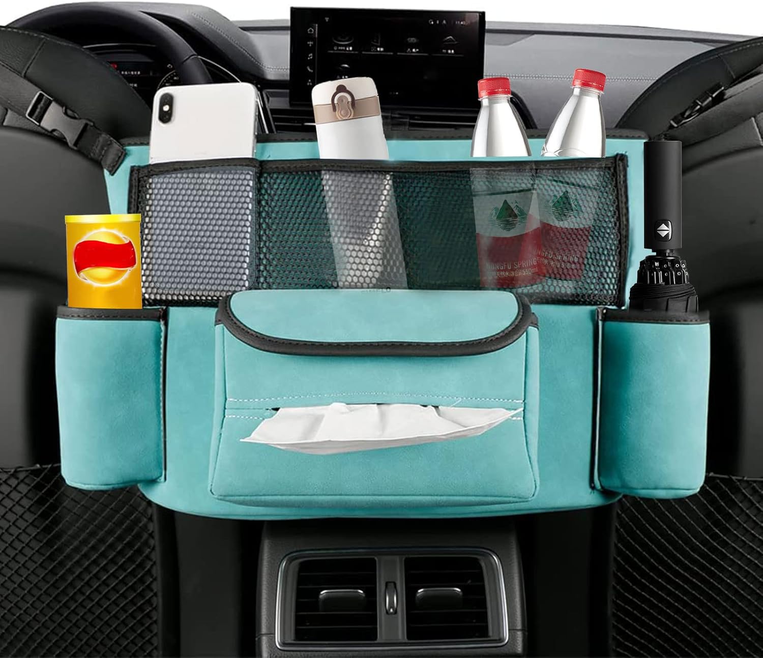 Car Handbag Holder Between Seats Purse Holder for Car Back