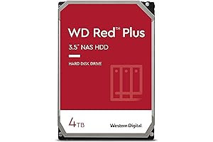 Renewed Western Digital 4TB WD Red Plus NAS Internal Hard Drive HDD