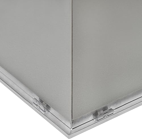 Miniatura 5 de Ruvati Fregadero de hielo aislado de 21 x 20 pulgadas, barbacoa al aire libre, grado marino T-316 de acero inoxidable para montaje superior - RVQ6221