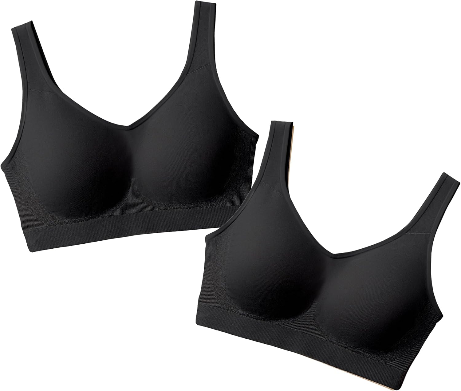 SHAPERMINT Wireless Bras for Women No Underwire – Small to Plus Size Bralettes with Support and Natural Lift
