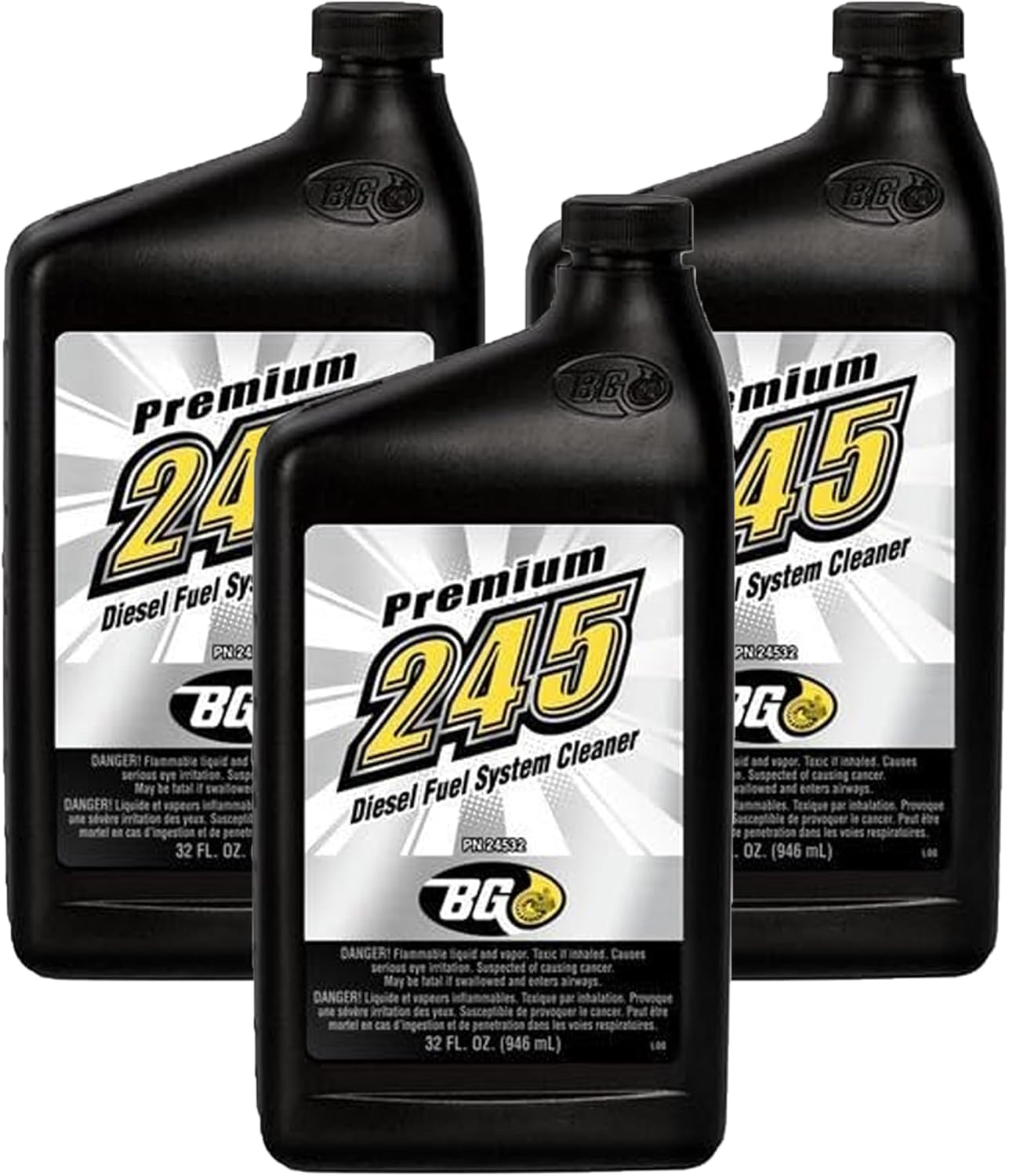 BG 245 Premium Diesel Fuel System Cleaner - 32 FL OZ (3) Key Chain