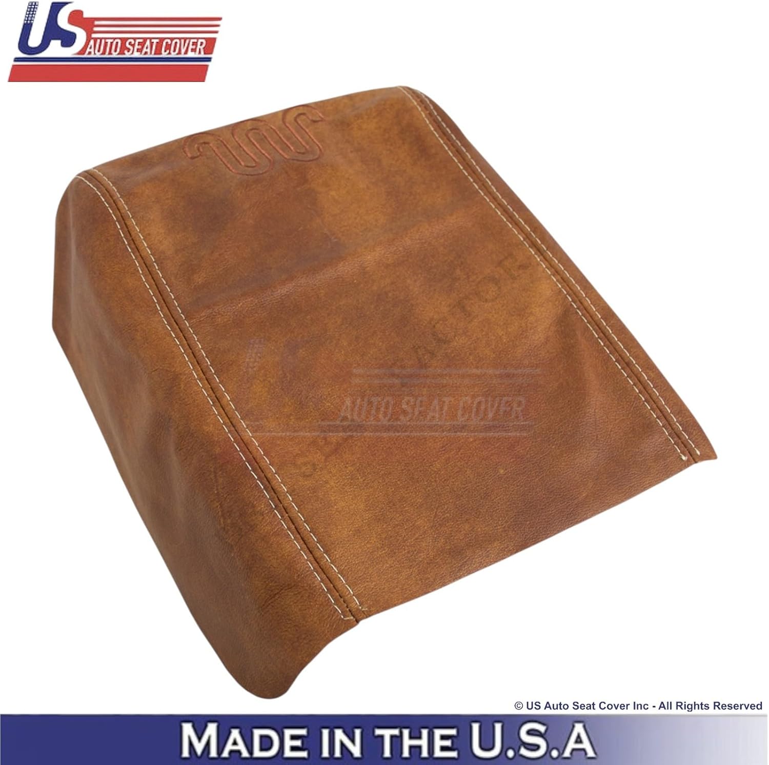 2005-2008 fits Ford F-150 King Ranch Genuine Leather Center Console Lid Cover