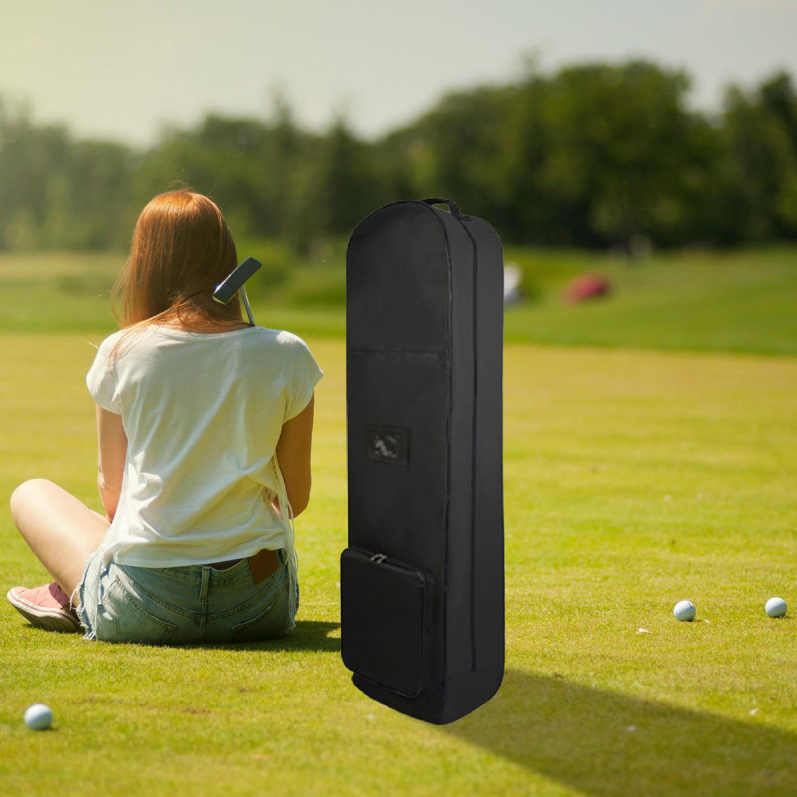 Gralara Custodia per Sacca da Golf Pieghevole, Protegge Il Tuo Bastone da Golf Professionale, Facile da trasportare