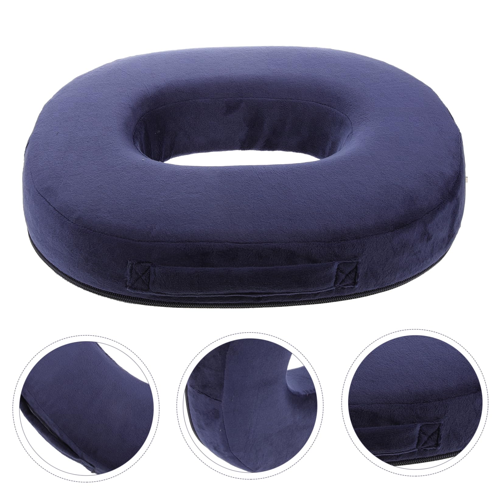 Homoyoyo de Asiento Reduce la Presión Coxis de Felpa Cojín para Oficina Tipo Donut Alta Rebote Cómodo y Coche Durante Viajes y Trabajo