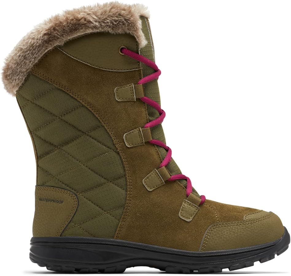 Amazon.com: Columbia Ice Maiden II - Botas de nieve para mujer, Oliva,  Cebolla Roja : Ropa, Zapatos y Joyería