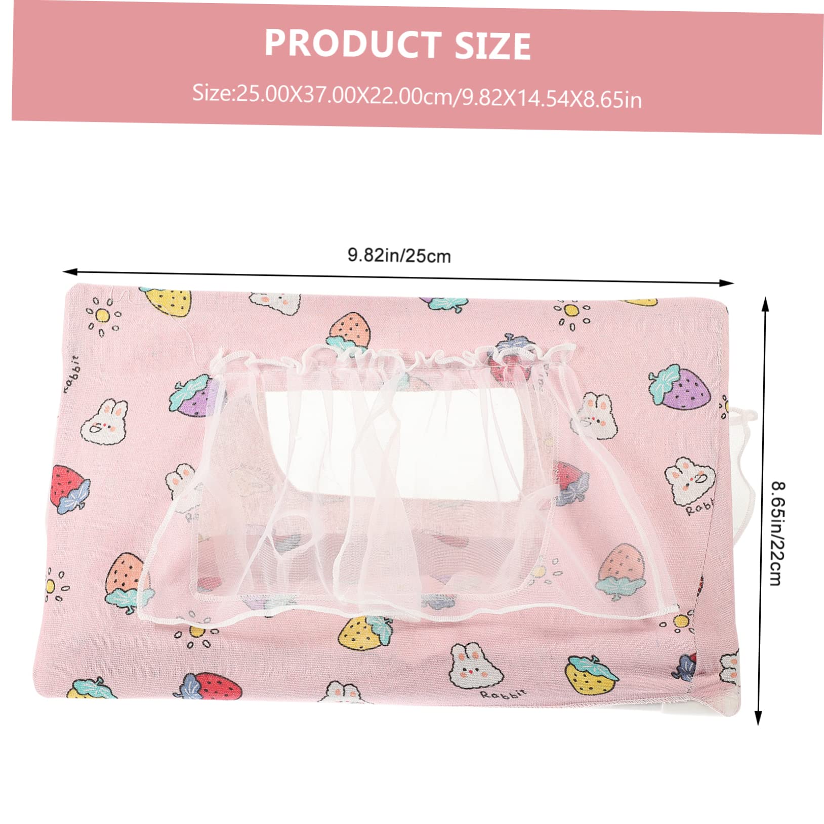 ifundom Rabbit House Adorable Hamster Hideout with Cloth for Pets Cozy Sleeping Environment and Fun Play Space for Hamsters and Animals