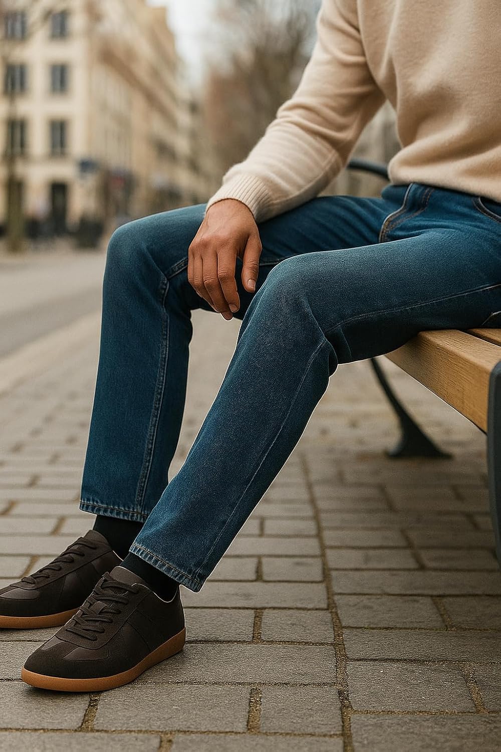 Project Cloud Leather Shoes for Men - Memory Foam Insole Non-Slip Casual Mens Shoes Sneakers - Lightweight Eco-Friendly Leather Fashion Sneakers (Jake) - Image 2