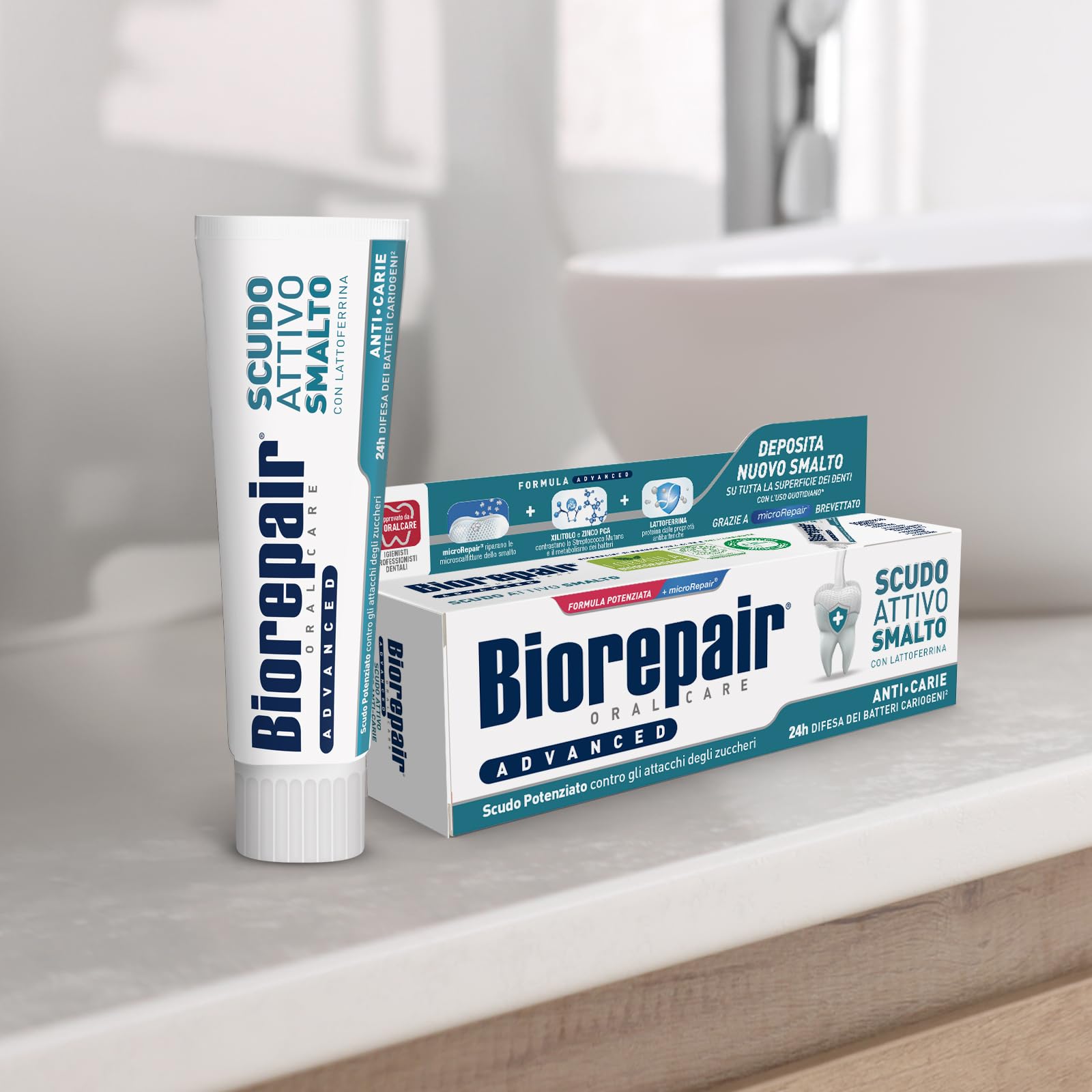 Biorepair ADVSCUDOATTLattof Nuevo 75 ml x 12