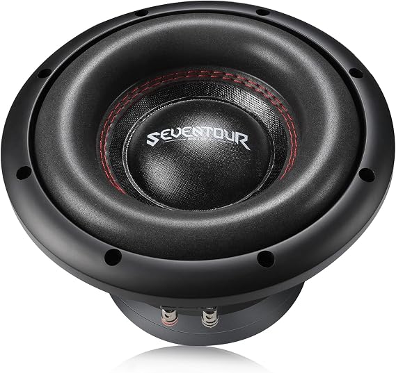 Seventour 8 700W Max Power Dual 4 Ohm Car Subwoofer Sub