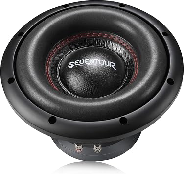 Seventour 8 700W Max Power Dual 4 Ohm Car Subwoofer Sub