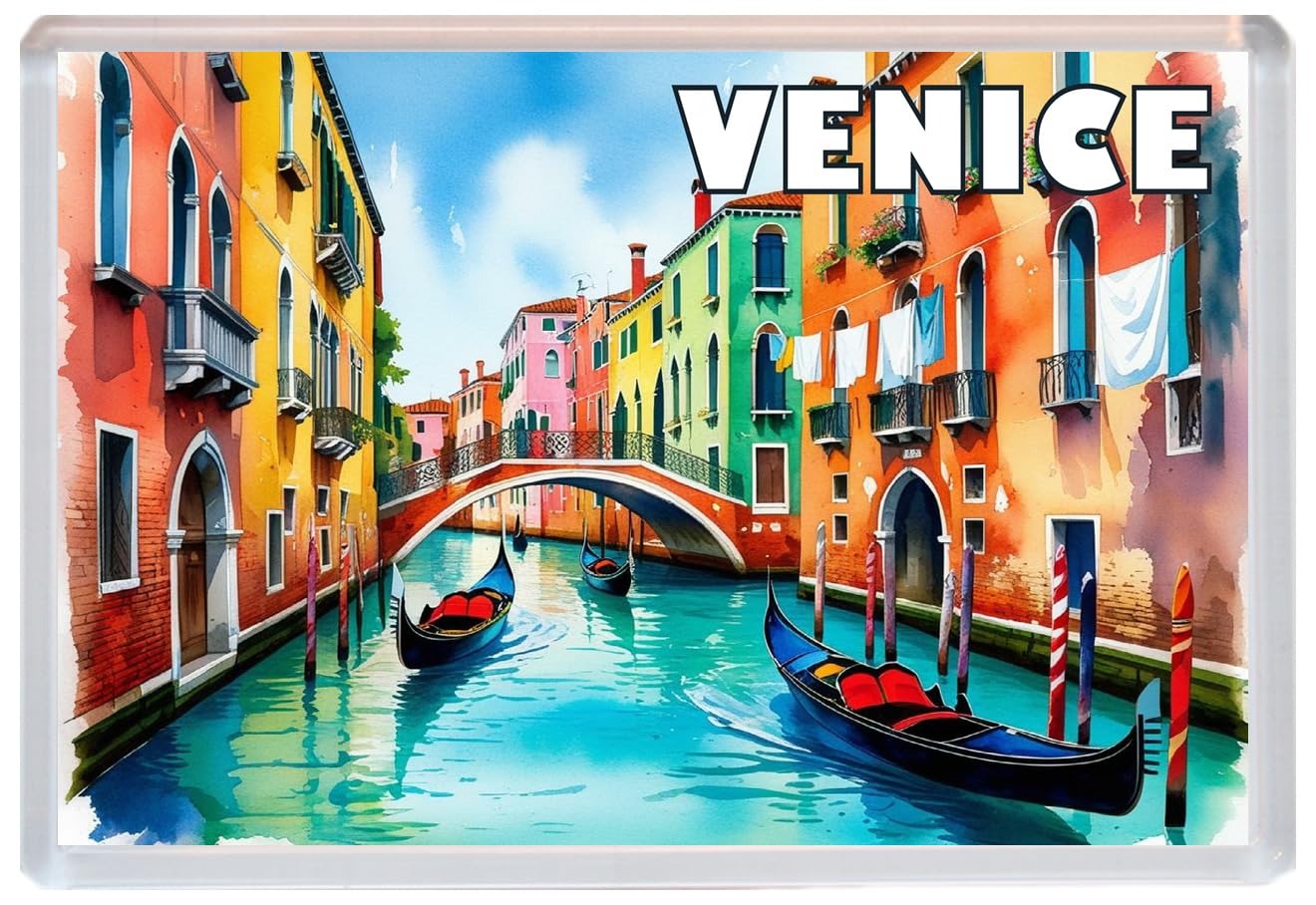 Venice - Italy - Jumbo Artistic Fridge Magnet 96 x 67mm