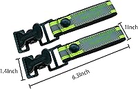 Vista 5 de MELOTOUGH Correa de guante de bombero Clip de soporte para guantes de trabajo con gancho giratorio para correa de guante, clip de cocodrilo