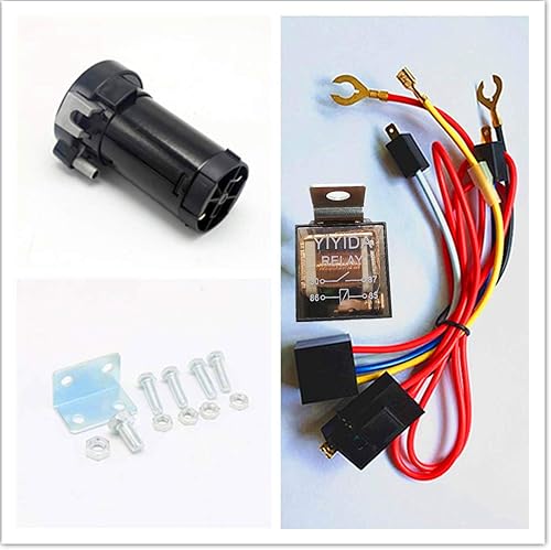 Miniatura 9 de Bocina de aire de 12 V, 150 db, bocina de tubo doble, cuerno de doble trompeta de zinc cromado, bocina automática con compresor para cualquier