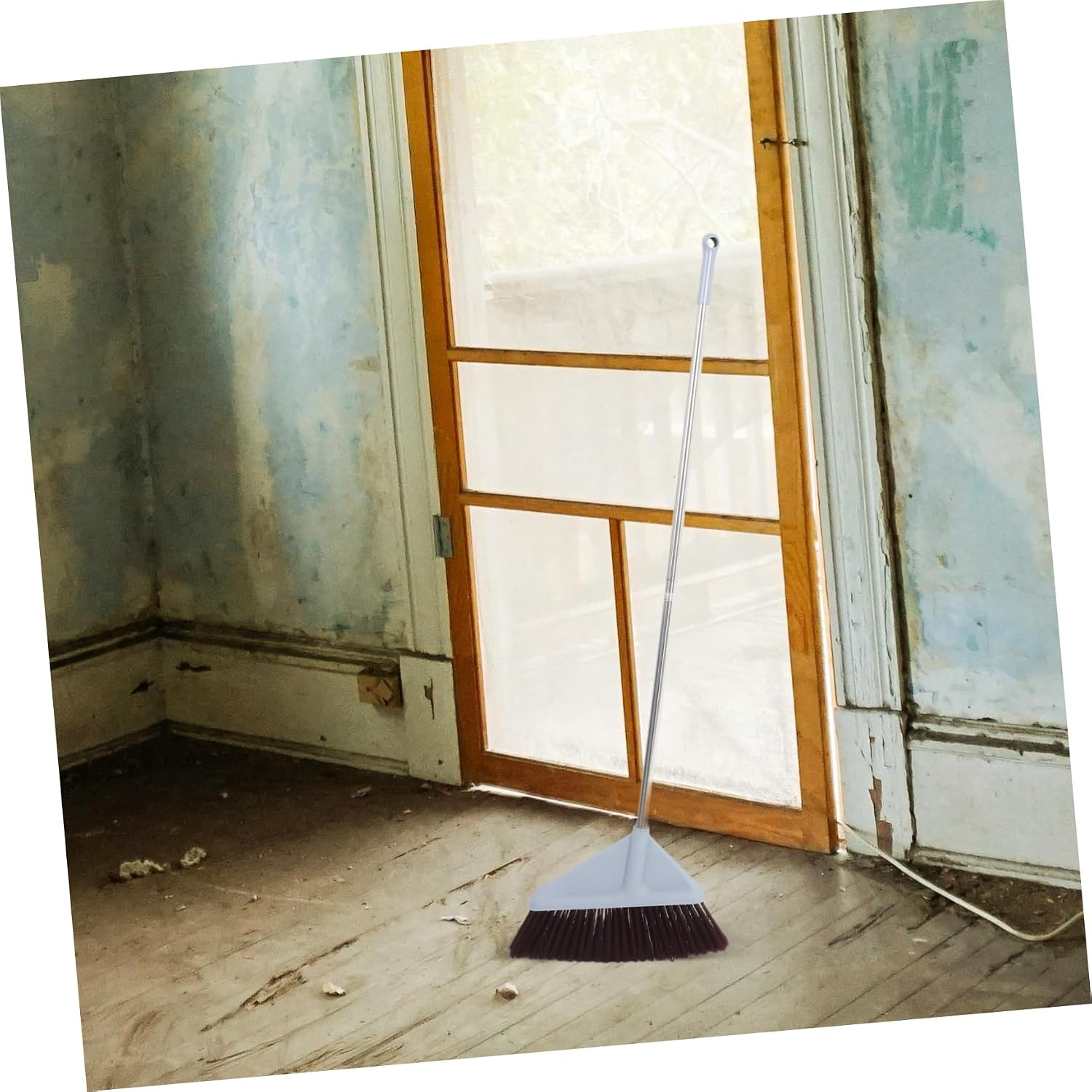 Heavy-Duty Handle Broom Soft Bristles for Efficient Cleaning for Office Kitchen Garage Patio and More Floor Types