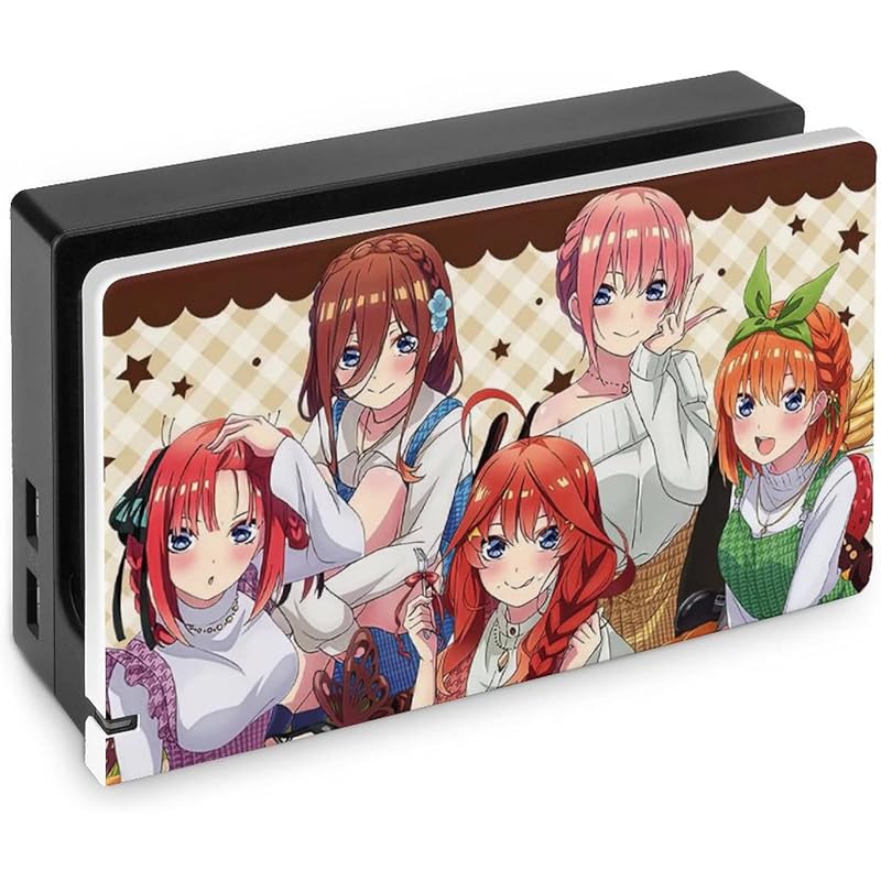 五等分の花嫁 Switch ケース ドック Switch ドックカバー 可愛い スイッチ 対応 ベース 保護カバー 取り付け簡単 汚れ防止 耐衝撃 全面保護 Ovbloehhis Nintendo Switch Www Bigskydermatology Com