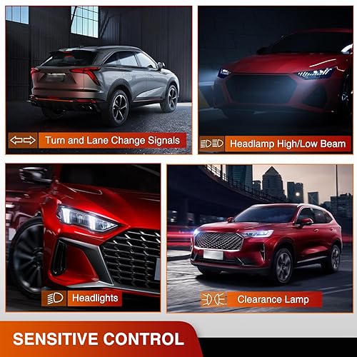 Miniatura 4 de Nilight Interruptor de señal de giro compatible con Chevrolet Cobalt Equinox HHR 2005, 2006, 2007, 2008, 2009, 2010, 2011, Chevrolet Cobalt Equinox