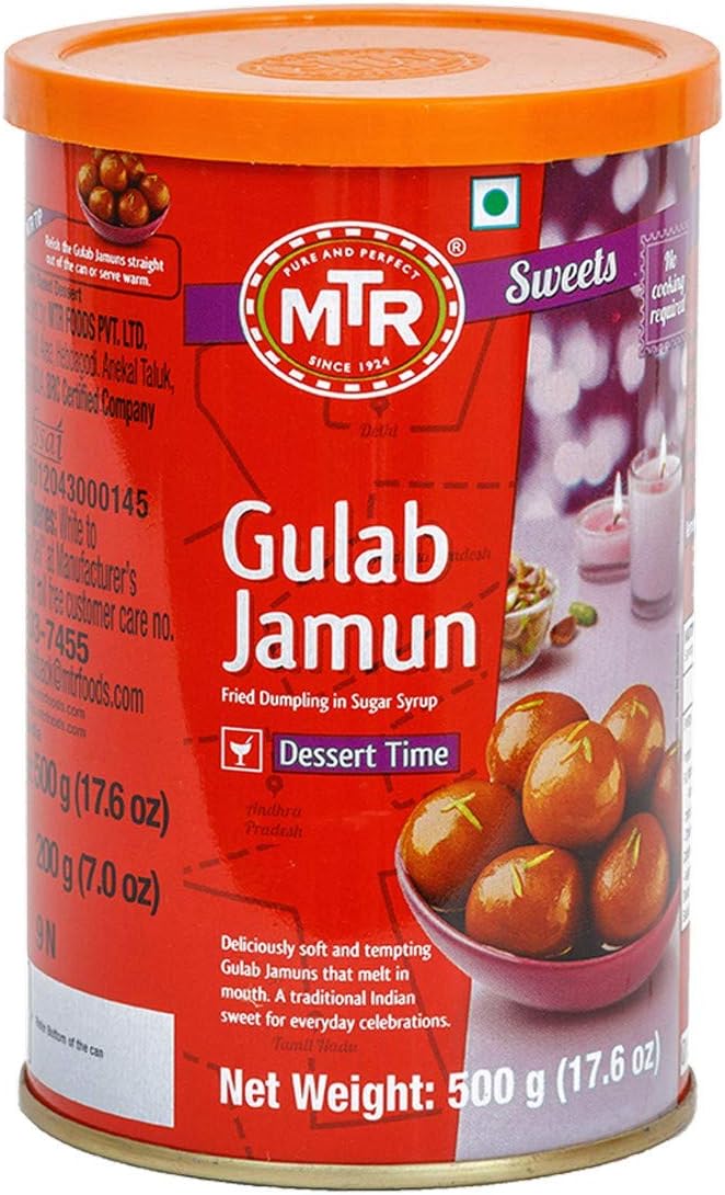 MTR Gulab Jamun Tin 500g